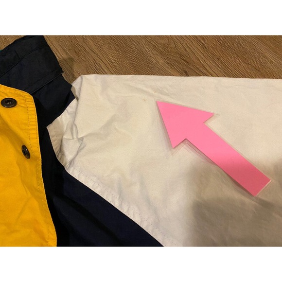 Vtg NAUTICA Sports Jacket Full Zip Hidden Hood Gorpcore Bomber Men's XL - Picture 12 of 12